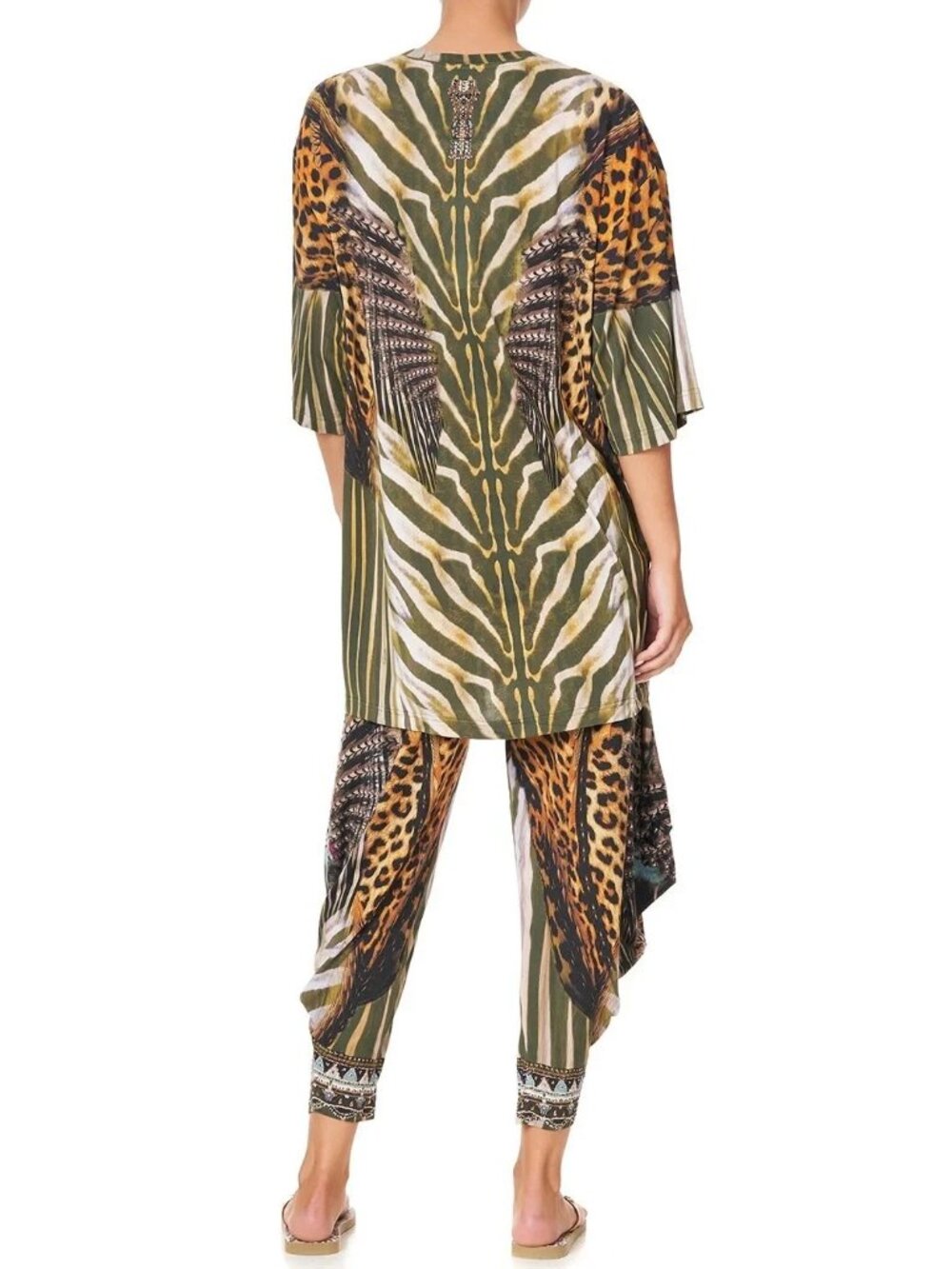 Camilla Nine Lives Wrap Harem Pants Size 10 Medium - Picture 5 of 14